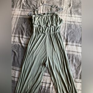 Green jumpsuit